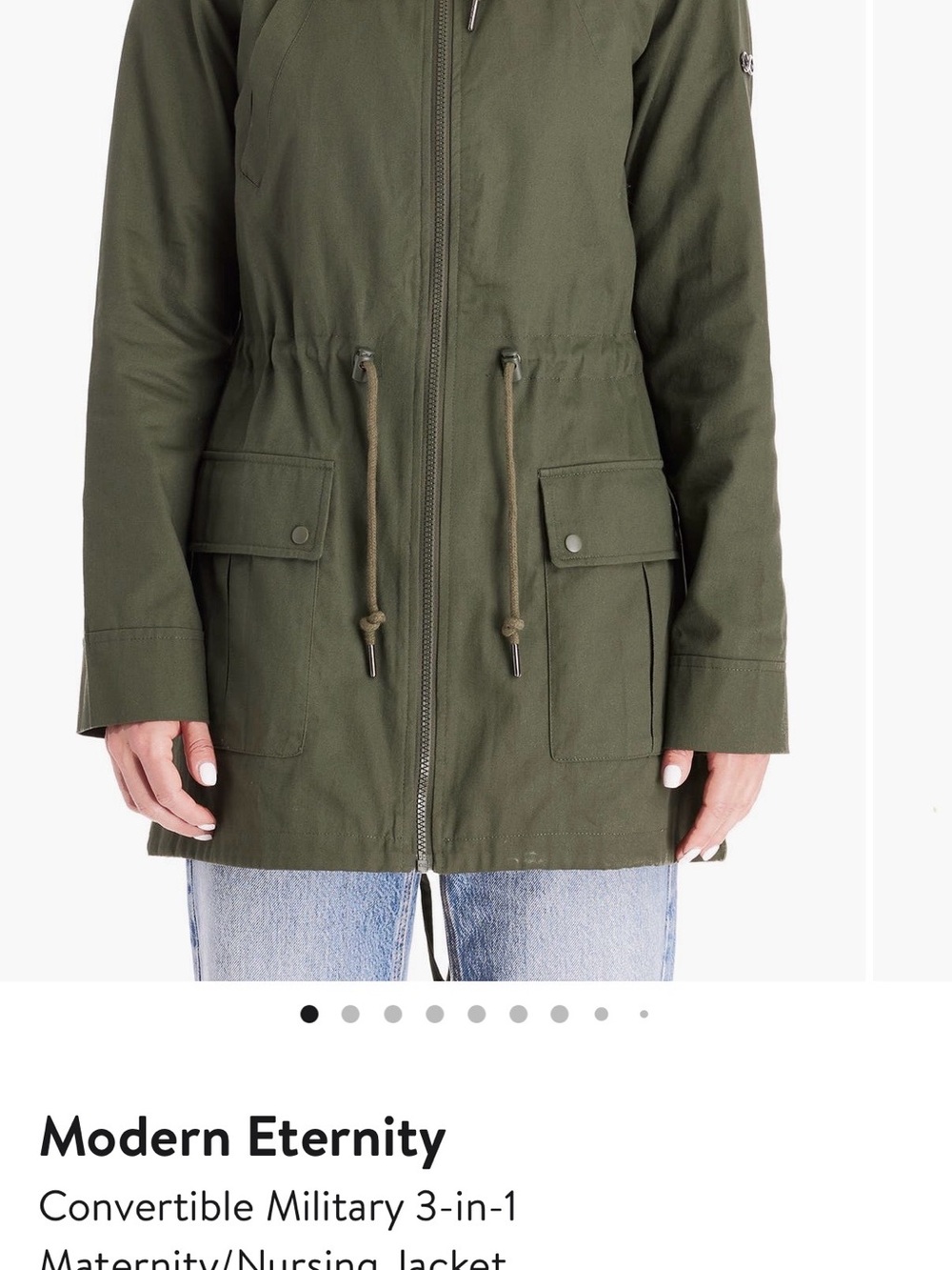 Maternity Utility Jacket - Picture 2 of 6